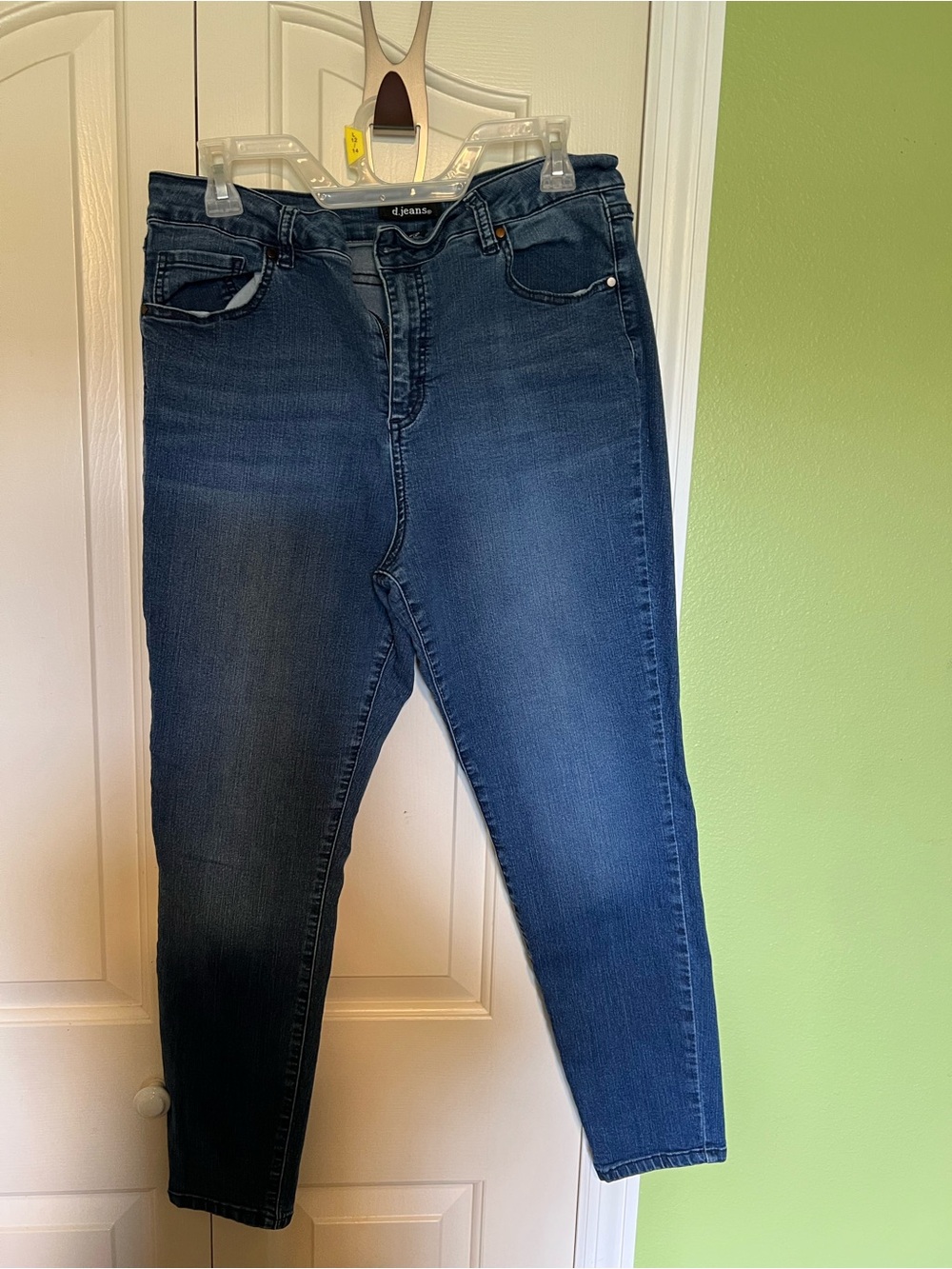 d.jeans Women's Dark Indigo High-Rise Skinny Jeans